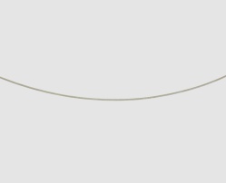 925 Silber Seil Meterware 0,5 mm 