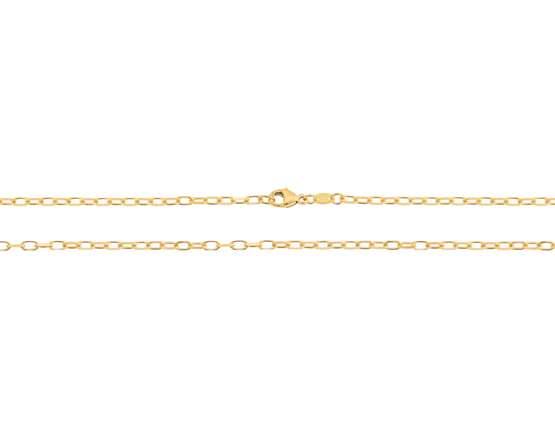 585 Gelbgold Ankerkette diam. weit 2,2 mm - 45 cm 