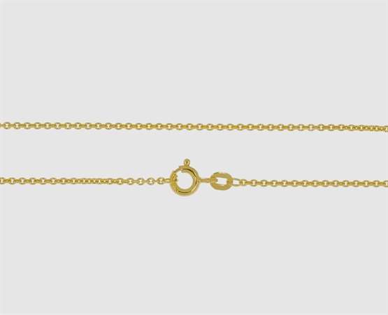 585 Gelbgold Ankerkette rund 1,1 mm - 42 cm 