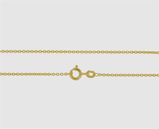 585 Gelbgold Ankerkette rund 1,3 mm - 45 cm 