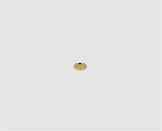 585 Gelbgold Linse 3,5 mm - 2 Loch 3,5 mm