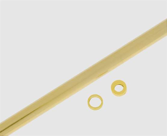 585 Gelbgold Scharnier Rohr rund 1,5 x 0,3 mm 1,5 x 0,3 mm