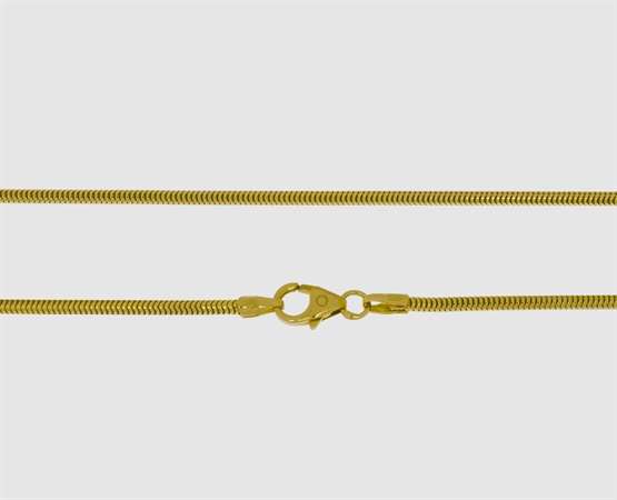585 Gelbgold Schlangenkette - Länge 40 cm 