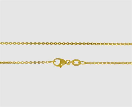 750 Gelbgold Ankerkette rund 1,5 mm - 42 cm 