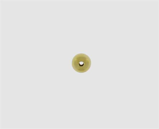 750 Gelbgold Kugel 6,0 mm - 2 Loch 6,0 mm