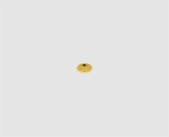 750 Gelbgold Linse 4,5 mm - 2 Loch 4,7 mm