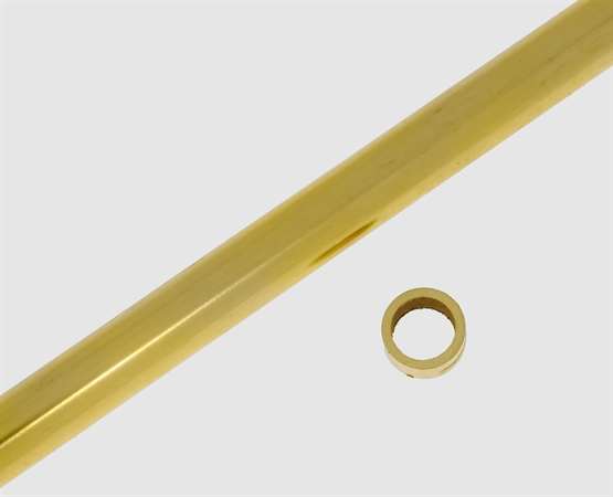 750 Gelbgold Scharnier Rohr rund 7,0 x 0,5 mm 7,0 x 0,5 mm