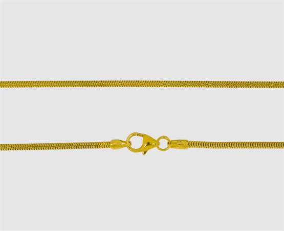 750 Gelbgold Schlangenkette 1,6 mm - 45 cm 