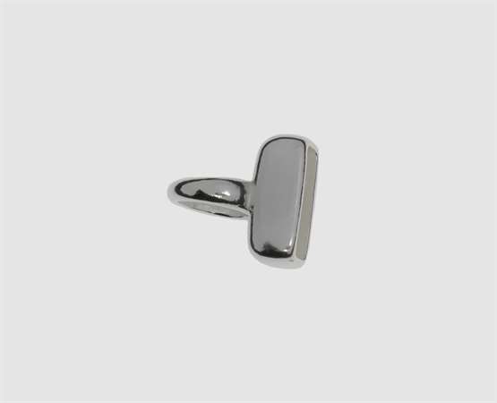 925 Silber Endkappe flach 11,2 x 3,7 mm 