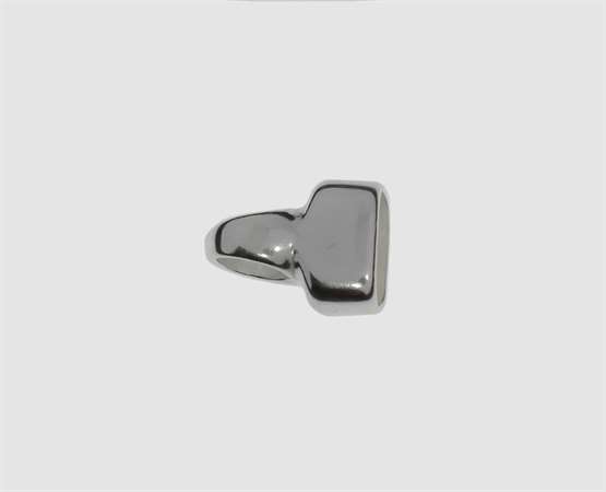 925 Silber Endkappe flach 9,5 x 4,0 mm 