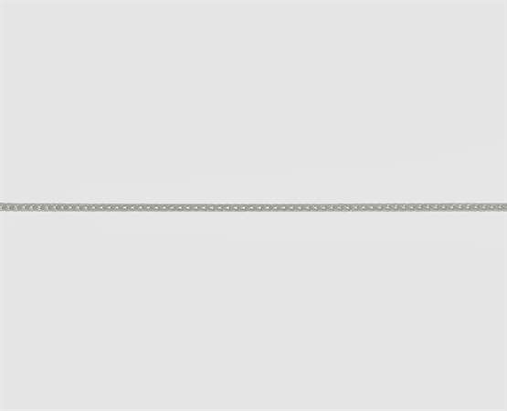 925 Silber Fuchsschwanzkette 1,0 mm rund 1,0 mm