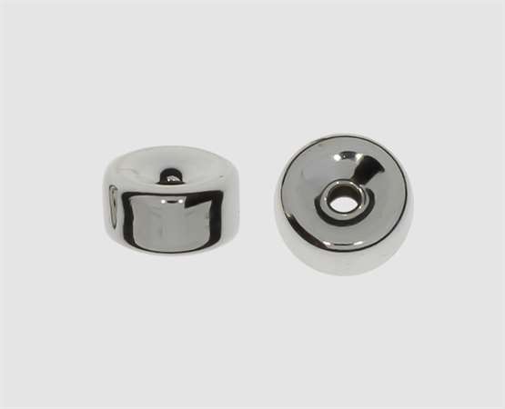 925 Silber Hohlzylinder  8,1 x 4,1 mm 