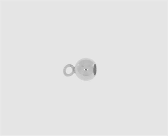 925 Silber Kalotte 5,0 mm kleine Öse, offen 5,0 mm