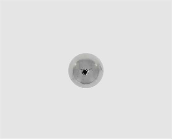 925 Silber Kugel 10,0 mm - 1 Loch 10,0 mm