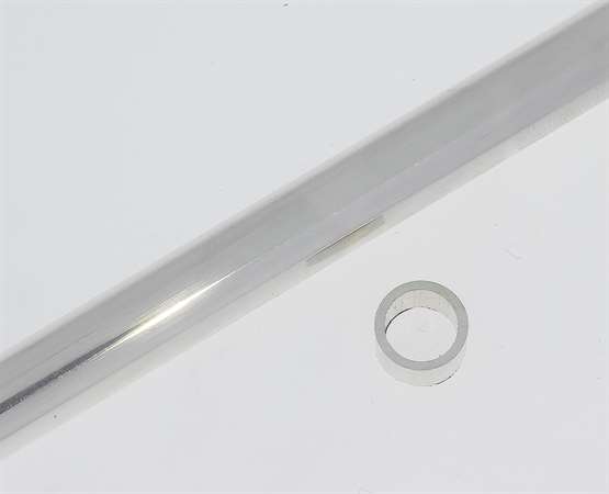 925 Silber Rohr rund 10,0 x 1,0 mm 10,0 x 1,0 mm