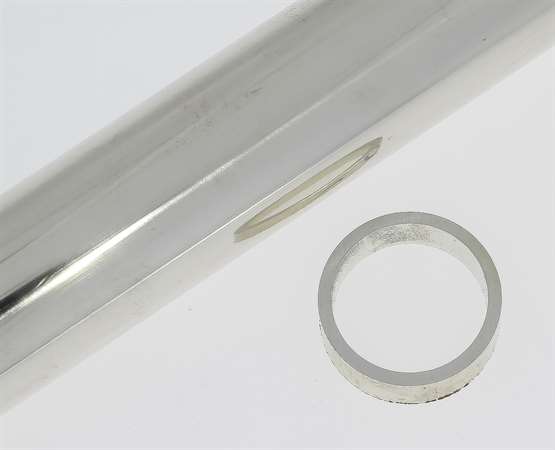 925 Silber Rohr rund 21,5 x 1,5 mm 21,5 x 1,5 mm