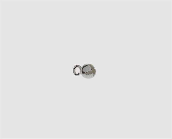 925 Silber Sternkapsel 4,0 mm kleine Öse 