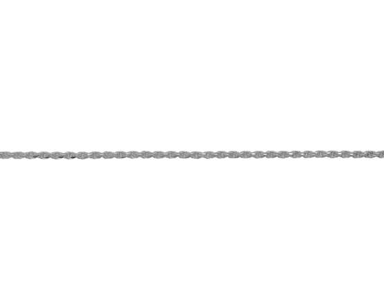 925 Silberkette Kordel massiv diamantiert 3,0 mm 