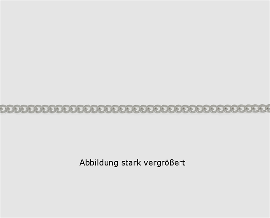 925 Silberkette Panzer dia. 1,0 x 0,6 mm 