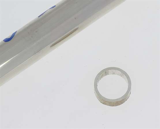 935 Silber Rohr rund 15,0 x 1,0 mm 15,0 x 1,0 mm
