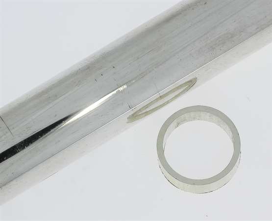 935 Silber Rohr rund 20,0 x 0,5 mm 20,0 x 0,5 mm