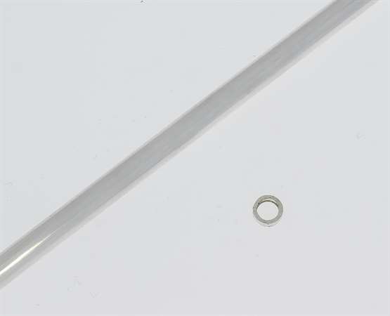 935 Silber Rohr rund 5,0 x 0,5 mm 5,0 x 0,5 mm