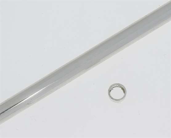 935 Silber Rohr rund 7,0 x 0,5 mm 7,0 x 0,5 mm
