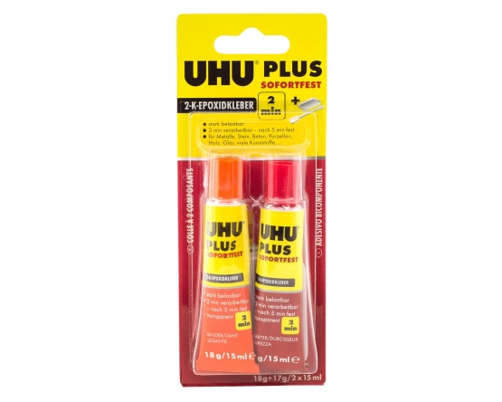 UHU Plus 2 Komponentenkleber sofortfest 2min 