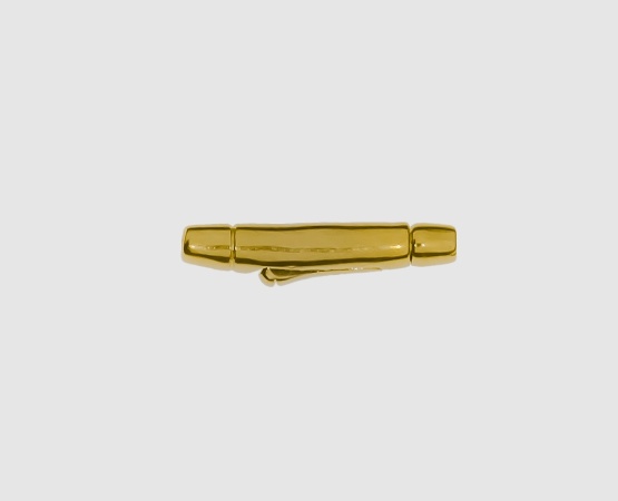 750 Gelbgold Clip-Verschl. 2,6/1,3 mm aussen/innen 