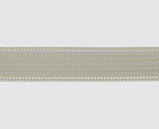 925 Silberkette Foxband 11,0 mm gerade 11,0 x 2,2 mm