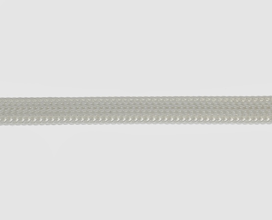 925 Silberkette Foxband 9,2 mm gerade 9,2 x 2,0 mm