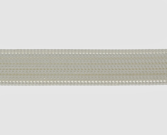 925 Silberkette Foxband 13,7 mm gerade 13,7 x 2,0 mm