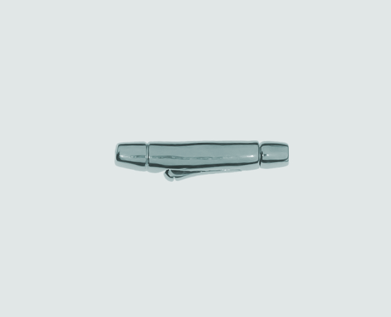 925 Silber Clip-Verschluss 2,6/1,3 mm aussen/innen 