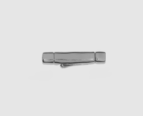 925 Silber Clip-Verschluss 2,8/1,8 mm aussen/innen 
