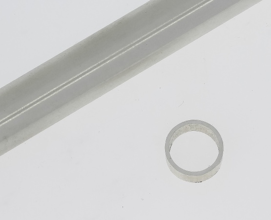 935 Silber Rohr rund 14,0 x 1,0 mm 14,0 x 1,0 mm