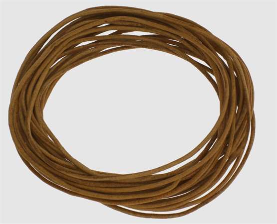 Lederschnur 1,5 mm natur - 5 m 