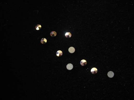 Marcasiten rund 1,0 mm - 10 Stück 1,0 mm