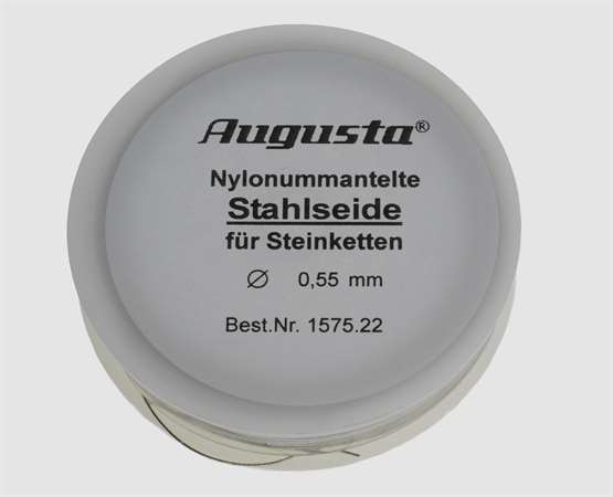 Nylonummantelte Stahlseide 0,55 mm - 33 m 