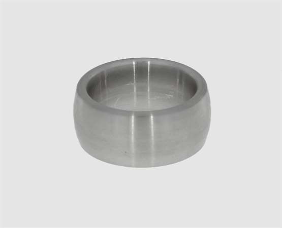 Ringrohling 935 Silber oval 10 x 3 mm; Weite 56 Ringgröße 56