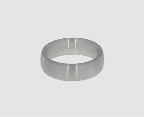 Ringrohling 935 Silber oval 6 x 2 mm; Weite 54 Ringgröße 54