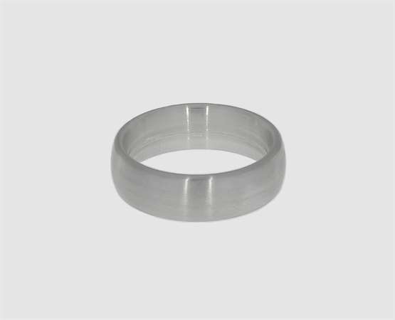 Ringrohling 935 Silber oval 6 x 2 mm; Weite 55 Ringgröße 55