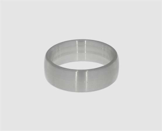 Ringrohling 935 Silber oval 7 x 2 mm; Weite 52 Ringgröße 52