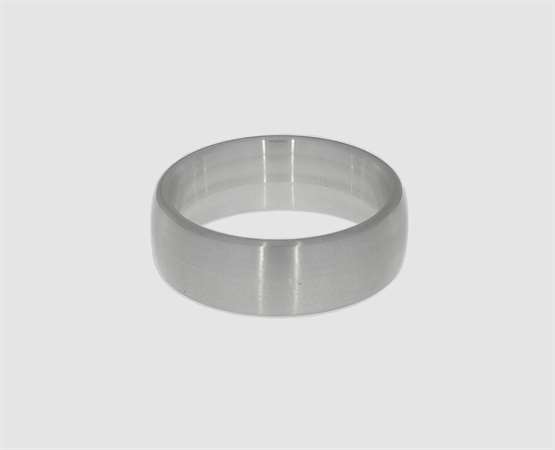 Ringrohling 935 Silber oval 7 x 2 mm 