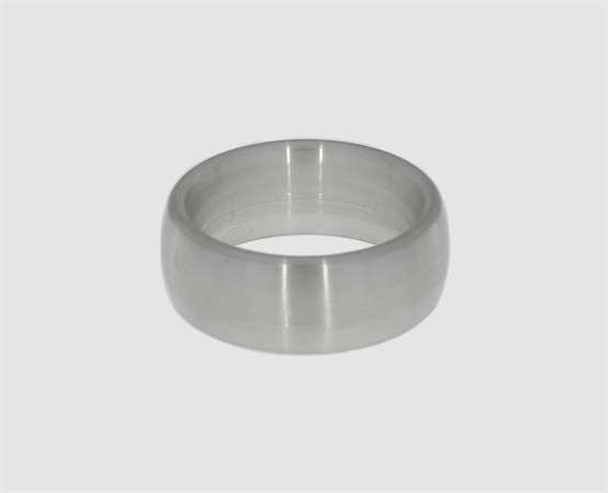 Ringrohling 935 Silber oval 8 x 2,5 mm; Weite 58 Ringgröße 58