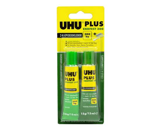 UHU Plus 2 Komponentenkleber endfest 300 2h 
