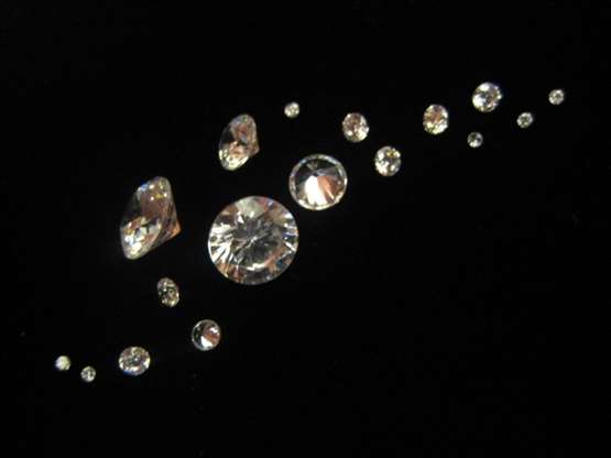 Zirkonia weiß, rund - 10,00 mm 