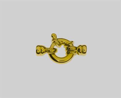 925 Jumbo Federring vergoldet m. Kalotte 11,0 mm 11 mm