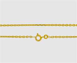 333 Gelbgold Ankerkette diamantiert 1,9 mm - 60 cm 