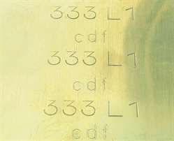 333 Gelbgold Blechlot 1 hart cdf AT 720 ° hart L1