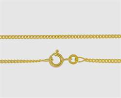 333 GG Panzerkette diamantiert 1,7 x 0,9 mm 45 cm 1,7 x 0,9 mm - diamantiert